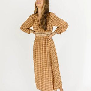 NWT Zoco • Not Plaid About It Midi Dress • Size Small